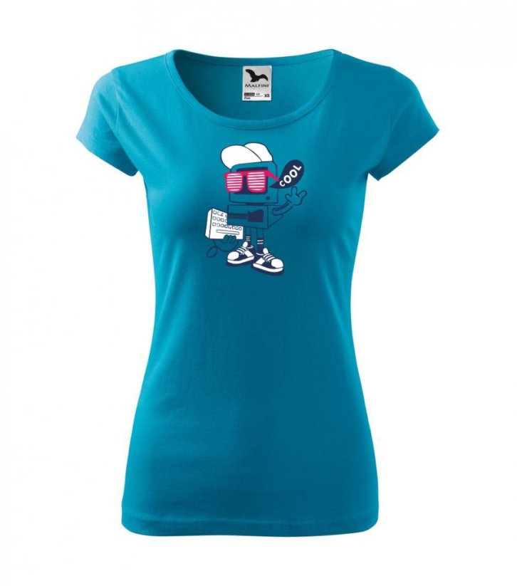 Dámské tričko - PC - Barva: Tyrkysová