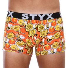 Pánské boxerky Styx art sportovní guma nadrozměr včelky (R1654)