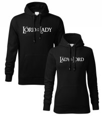Pouze pánská mikina- The Lord of The Lady - Černá vel. S