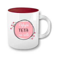 Hrnek - Kytky - Nejlepší teta na světě