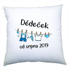 Polštářek - dědeček od... chlapeček