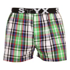Pánské trenky Styx sportovní guma vícebarevné (B838)