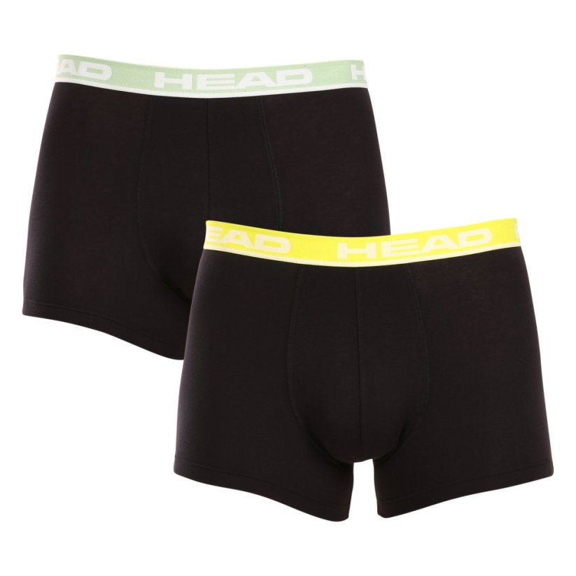 2PACK pánské boxerky HEAD černé (701202741 023)