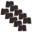 10PACK pánské boxerky Nedeto Rebel černé (10NBR001) XXL - Velikost: 4XL