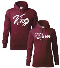 Mikiny pro páry - King & Queen - Lion