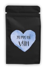 Káva - Jsi pro mě vším - modrá