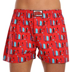 Pánské trenky Styx art klasická guma nadrozměr obrazce (E1659)