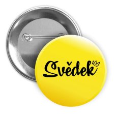 Svatební placka - KORUNKA - Svědek