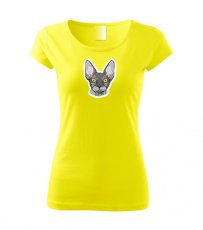 Dámské tričko - Kanadský sphynx tmavý