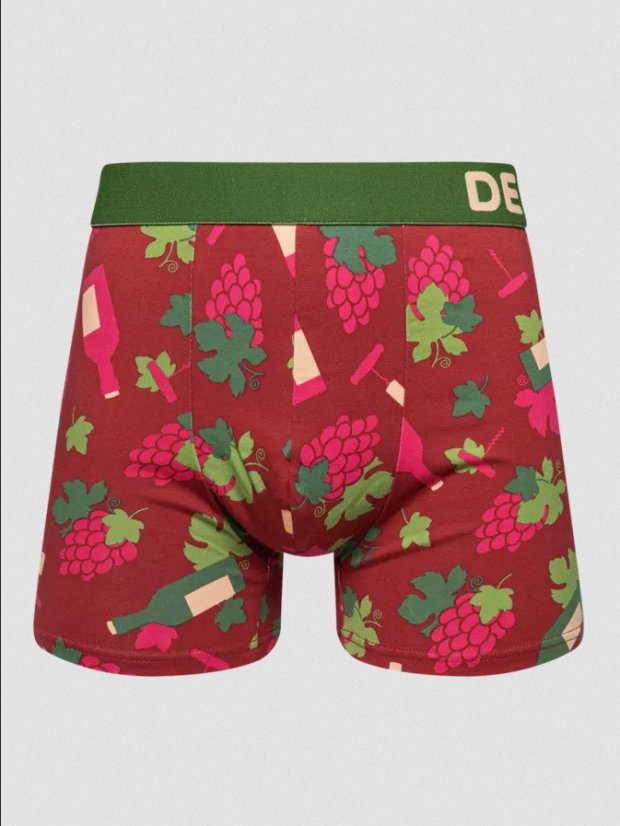 Veselé pánské boxerky Dedoles Čas na víno (D-M-UN-T-C-C-1325) XL