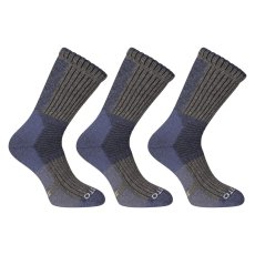 3PACK ponožky Nedeto vysoké zimní modré (3NWM1)