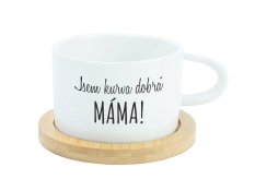Hrnek makronka - Jsem kurva dobrá máma