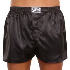 5PACK pánské trenky Styx klasická guma saténové vícebarevné (5C0635072)