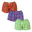 3PACK dámské trenky Styx klasická guma vícebarevné (3K101114)