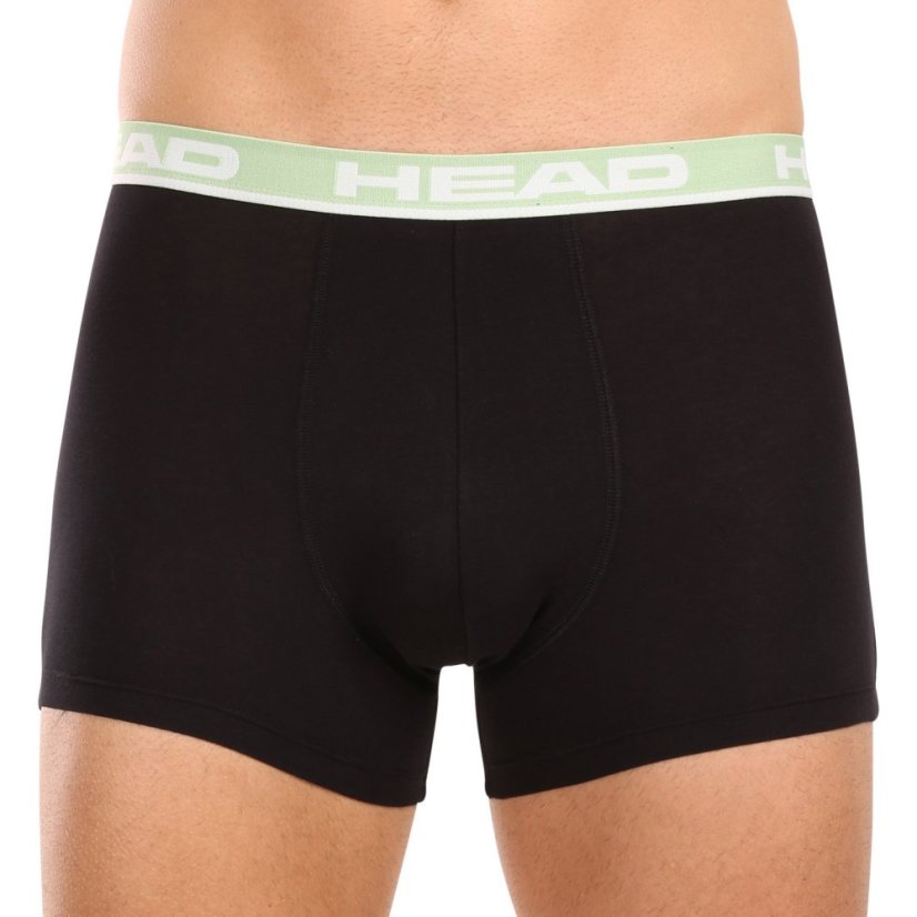 2PACK pánské boxerky HEAD černé (701202741 023) - Velikost: L