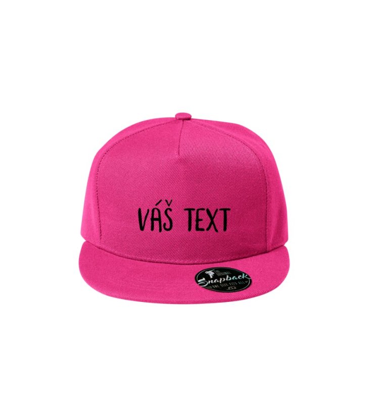 Snapback kšiltovka - Váš text