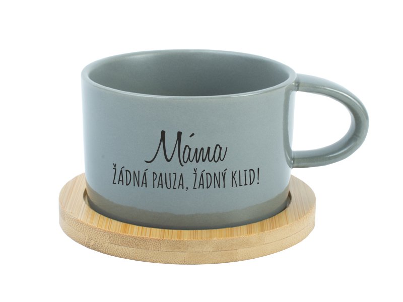 Hrnek makronka - Máma. Žádná pauza žádný klid