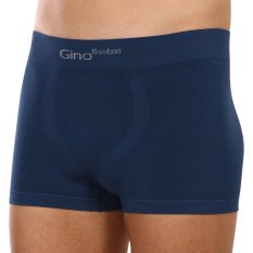 Pánské boxerky Gino bezešvé bambusové petrol (53004)