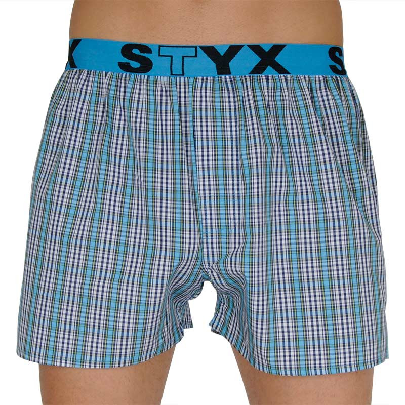 Pánské trenky Styx sportovní guma vícebarevné (B112)