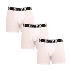 3PACK pánské boxerky Styx long sportovní guma (U10616161)