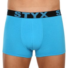 Pánské boxerky Styx sportovní guma nadrozměr světle modré (R1169)