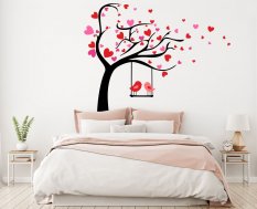 Samolepka na stenu - Zamilovaný strom