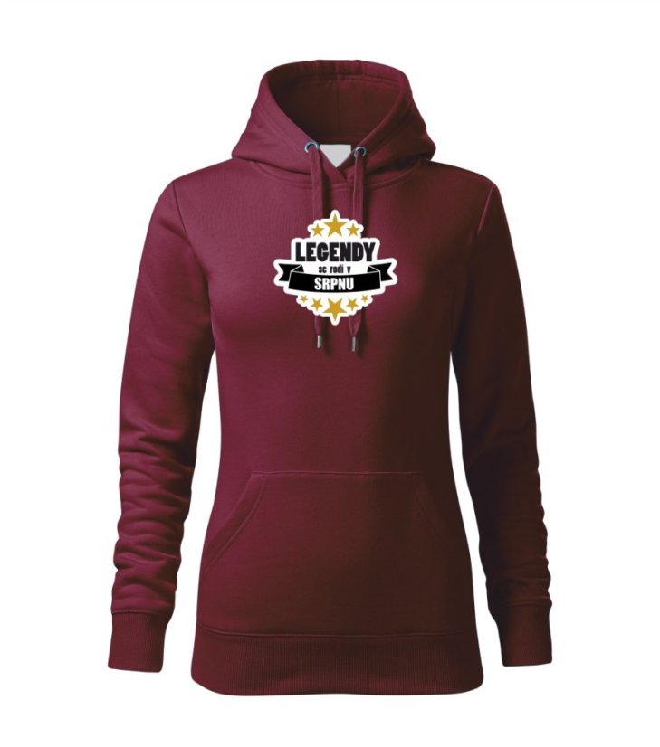Dámská mikina - Legendy se rodí v srpnu