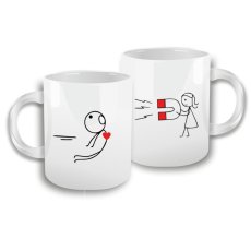 hrnky pro pary - magnet - povidlo