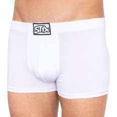 Pánské boxerky Styx klasická guma bílé (Q1061)