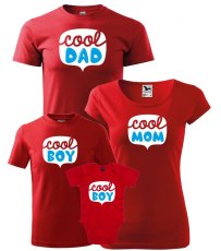 Rodinný set - Tričká a Body - Cool rodina - Chlapček