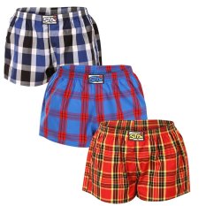 3PACK dámské trenky Styx klasická guma vícebarevné (3K10469)
