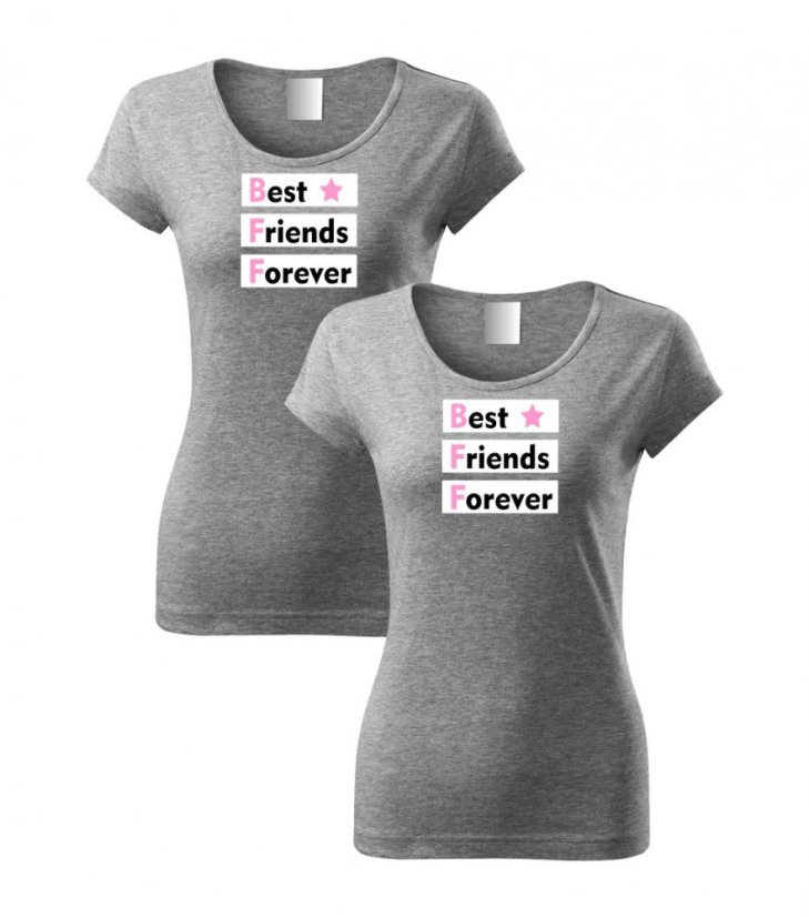 Trička pro kamarádky - BFF - Povidlo.cz