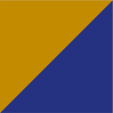 Královská modrá/zlatá