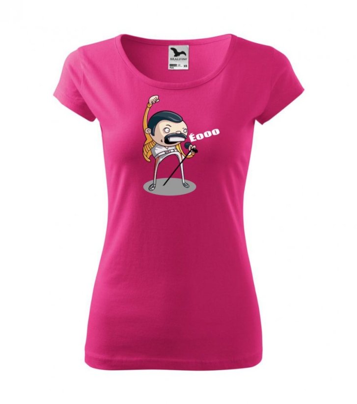 Dámské tričko - Eooo - Barva: Purpurová