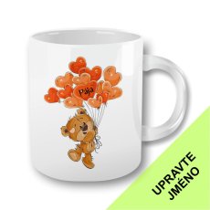 hrnky pro zamilované - méďa s balónkem 1 - povidlo