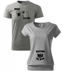 Těhotenský set - Baštím za dva a piju za tři