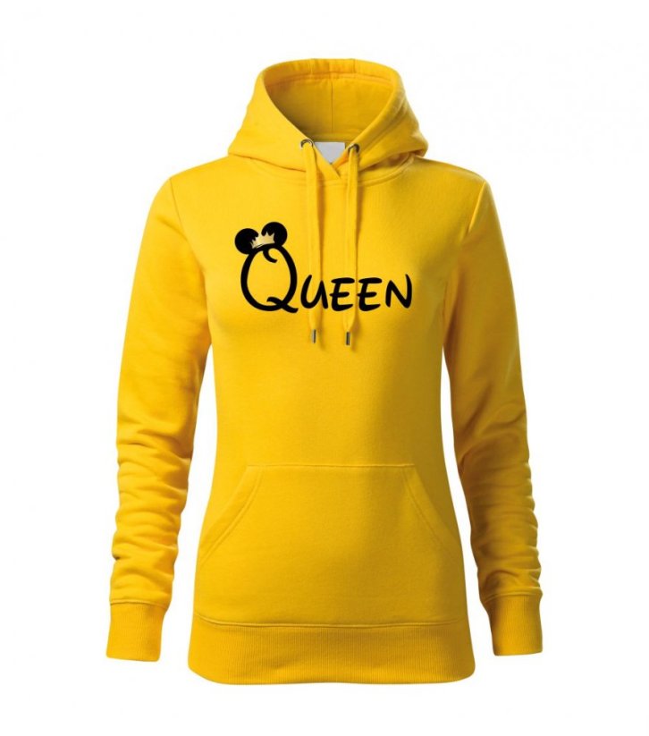 Dámská mikina - Queen - Mouse - Barva: Žlutá
