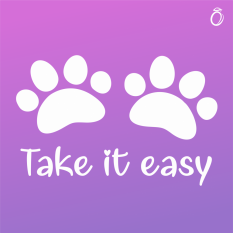 Nažehlovací motiv - Take it easy
