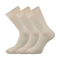3PACK ponožky BOMA béžové (Blažej)
