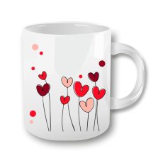 Hrnček pre zamilovaných - Kvietky