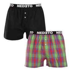 2PACK pánské trenky Nedeto vícebarevné (2NTC003)
