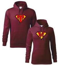 Mikiny pro páry - Supertáta a supermáma