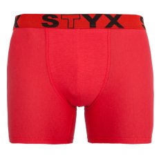 Pánské boxerky Styx long sportovní guma červené (U1064)