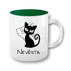 Svatební hrnek - KOČKA - Nevěsta