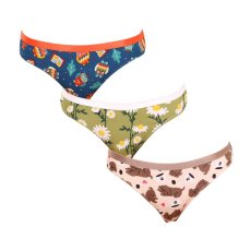 3PACK veselé dámské kalhotky Dedoles (GMFB22357)
