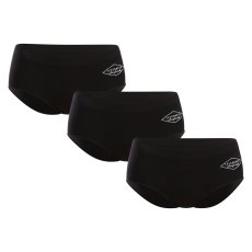 3PACK dámské kalhotky Lee Cooper černé (PO41174)
