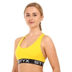 Dámská podprsenka Styx sport žlutá (IP1068)