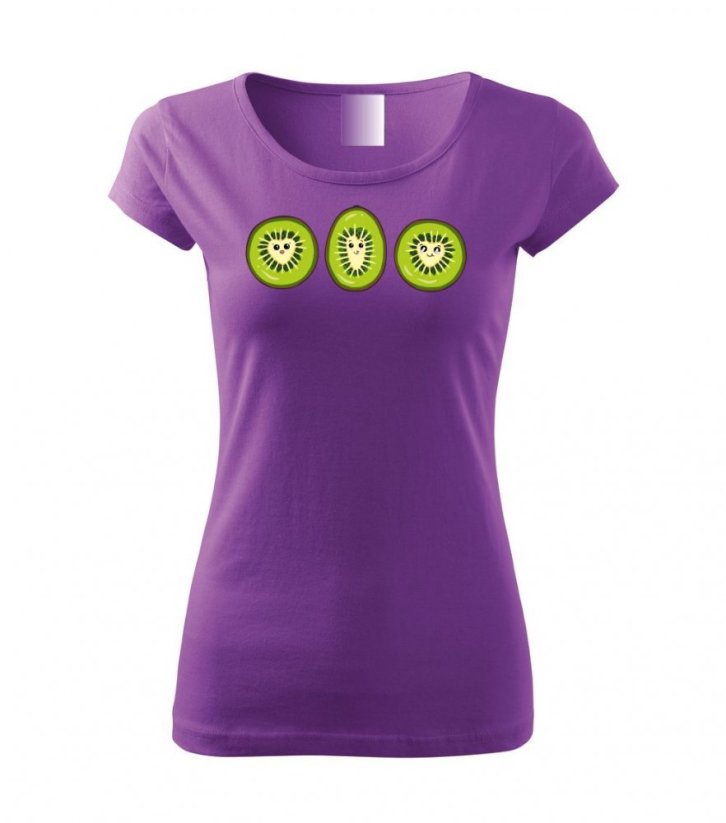 Dámské tričko - Kiwi - Barva: Fialová
