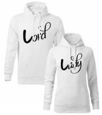 Mikiny pro páry s potiskem - Lord & Lady - Povidlo