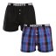 2PACK pánské trenky Nedeto vícebarevné (2NTC006) - Velikost: 3XL